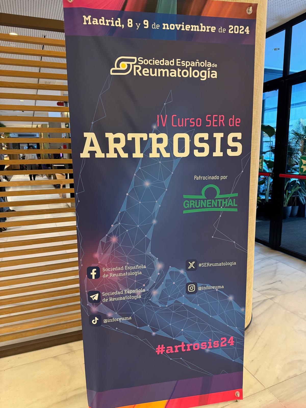 Dra. Möller y Dr. Coronel enseñan en Madrid en el IV curso de la Sociedad Española de Reumatología